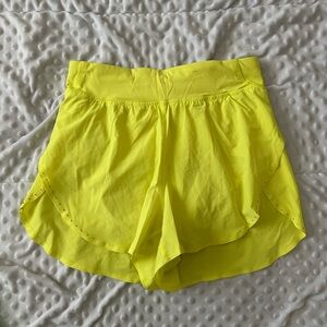 Lululemon fast and free shorts